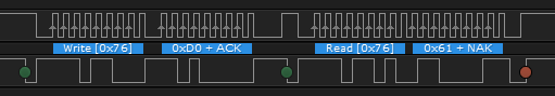 BME688 chip id I2C read.