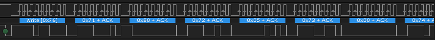 BME688 multiple byte write.