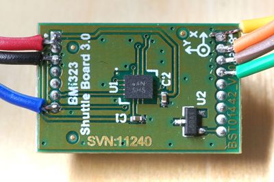 BMI323 Shuttle Board with wrong Sensor